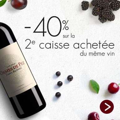 -40% sur la 2e caisse achetée