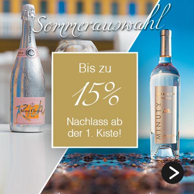 Sommerauswahl bis zu 15% Nachlass ab der 1. Kiste