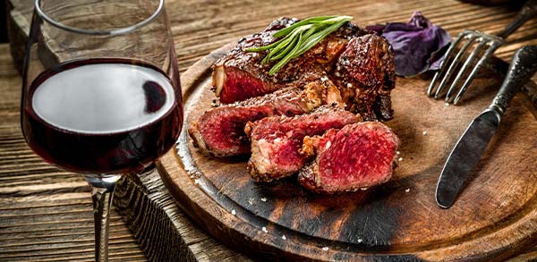 pairing wine with steak