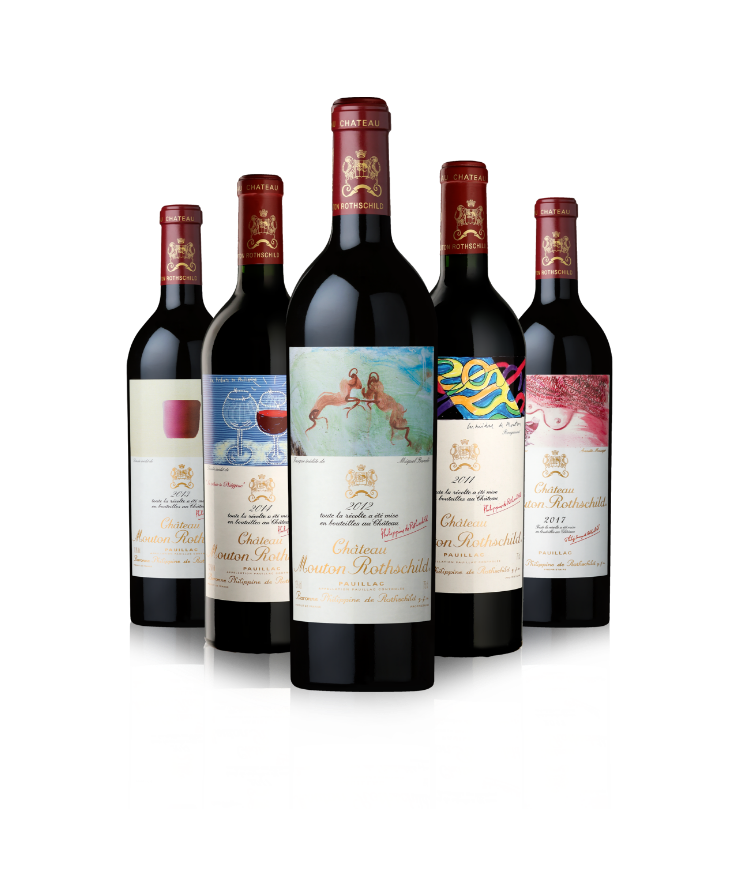 Mouton Rothschild, a great wine's labels - Millesima.ie - Millesima.ie