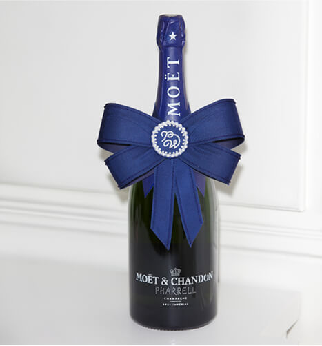 Moet & Chandon x Pharrell Williams Brut Impérial Magnum Bow Creation