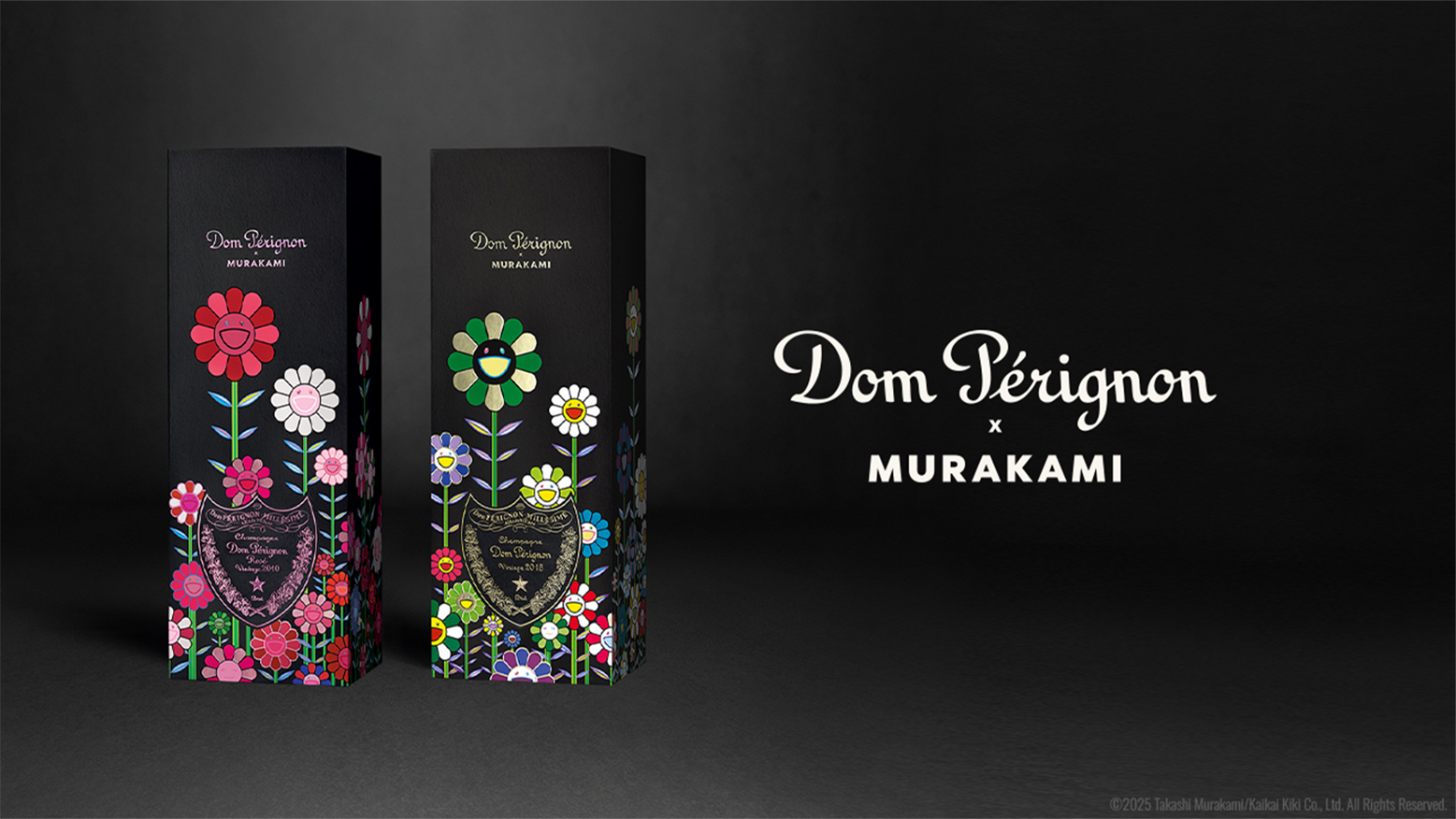 Deux coffrets Dom Pérignon x Murakami