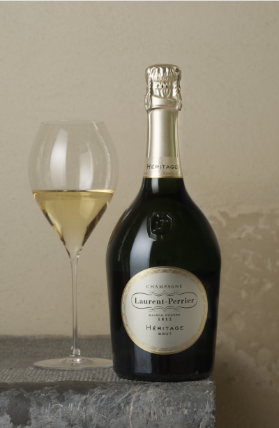 Une bouteille de champagne Héritage