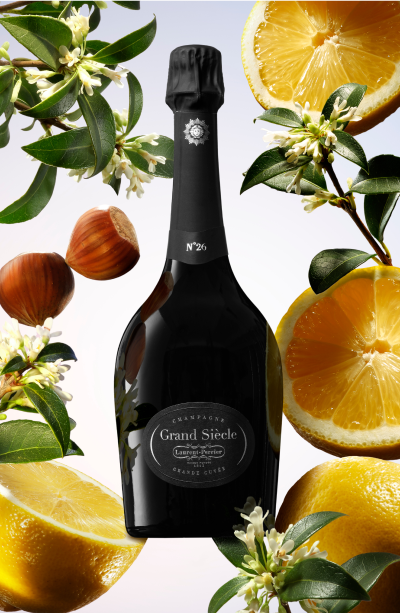 Une bouteille de champagne Grand Siècle Itération N°26