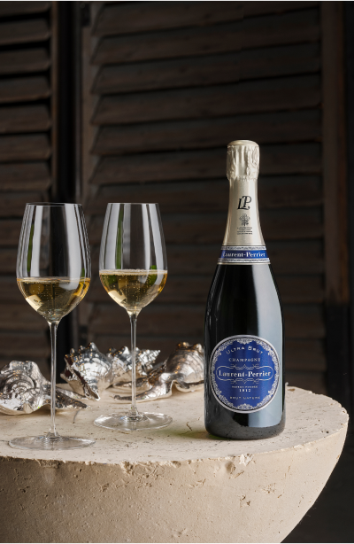 Une bouteille de champagne Ultra Brut
