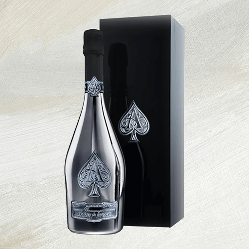 A bottle of champagne Armand de Brignac Blanc de Noirs Assemblage 5