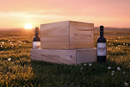 Three bottles of Italian wines