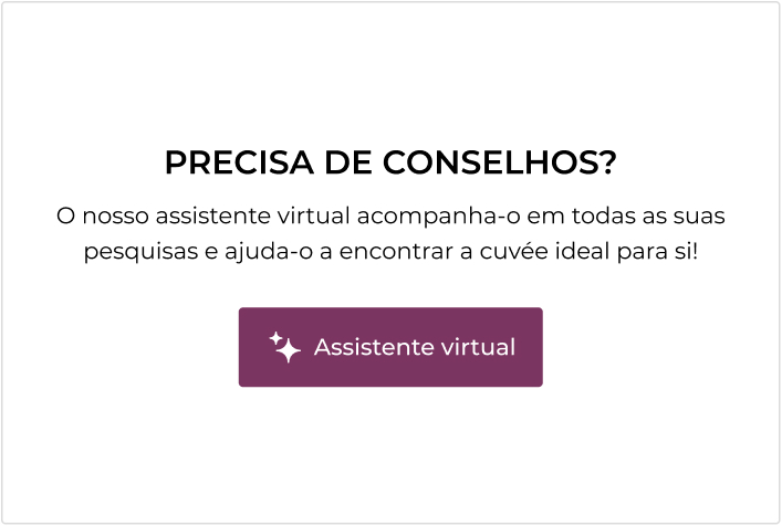 Precisa de conselhos? O nosso assistente virtual acompanha-o em todas as suas pesquisas e ajuda-o a encontrar a cuvée ideal para si!