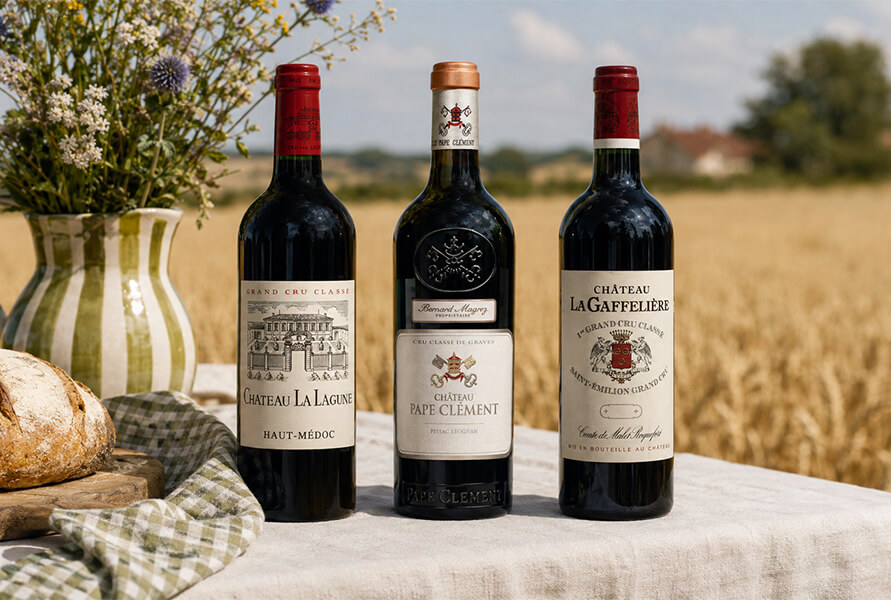Seleção de vinhos para a oferta BORDEAUX A PREÇOS LEVES