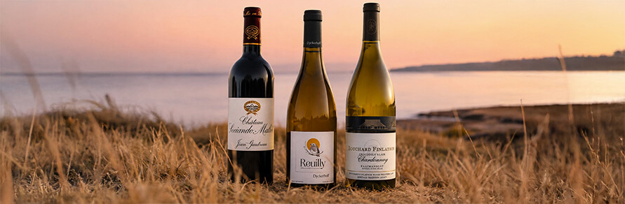 Seleção de vinhos e champanhe para a oferta – até -40% a partir da compra de duas caixas