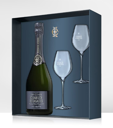 Coffret Brut Réserve + 2 Flûtes
