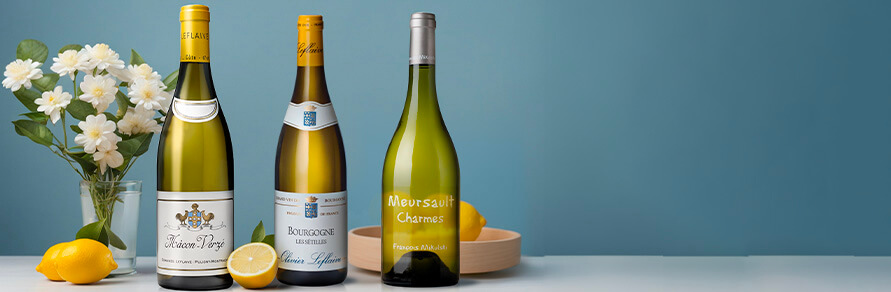 Up to 25% off In-Stock Burgundy White wines!