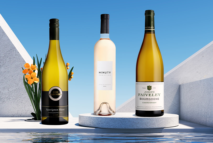 Flash offer 10% rosé & white wines