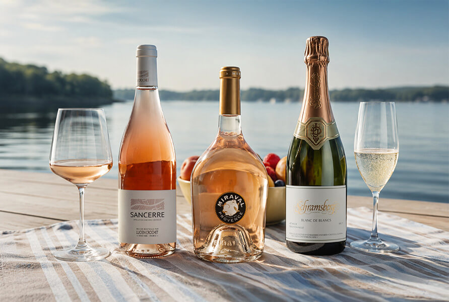 Bottles of wines