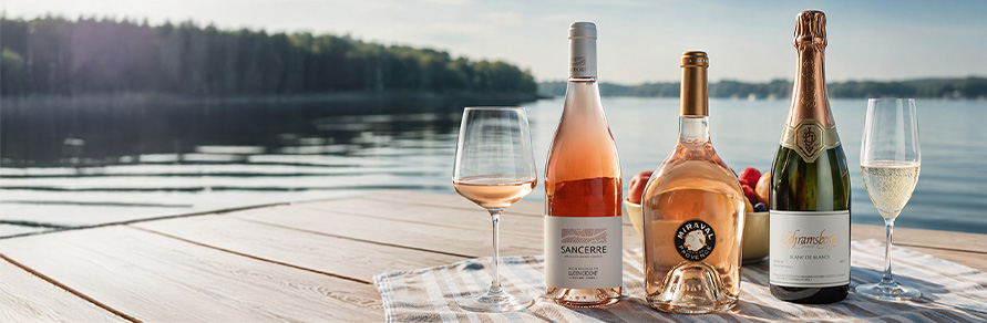 Three bottles of wines